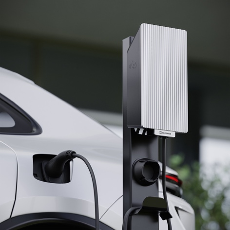 autotolto-lifestyle-feher-kozeli Teltonika EVC2 okos AC autótöltő 22 kW – kompakt (beépített kábel nélkül)